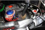 Jenson Button (McLaren) braucht Kühlung - bei der schwülen Hitze in Malaysia verständlich.