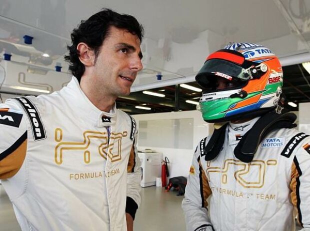 Narain Karthikeyan, Pedro de la Rosa Narain Karthikeyan, Pedro de la Rosa