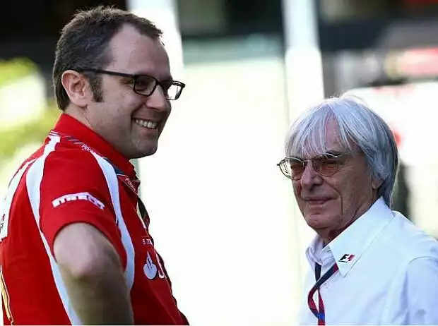 Stefano Domenicali und Bernie Ecclestone Titel-Bild zur News: Stefano Domenicali und Bernie Ecclestone