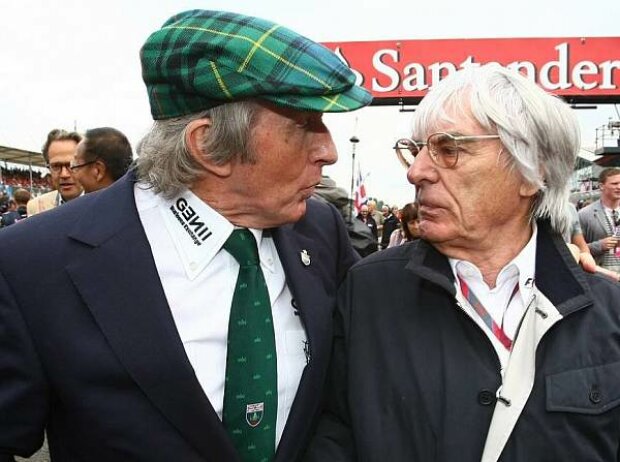 Titel-Bild zur News: Jackie Stewart, Bernie Ecclestone (Formel-1-Chef)
