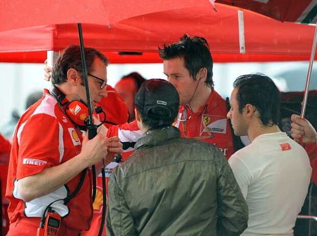 Stefano Domenicali, Rob Smedley und Felipe Massa