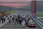 Die Sprint-Cup-Autos mussten nur kurz in der Pitlane stehenbleiben