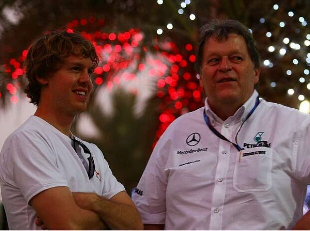 Titel-Bild zur News: Sebastian Vettel, Norbert Haug