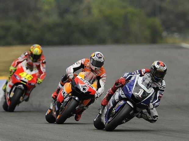 Valentino Rossi, Jorge Lorenzo, Andrea Dovizioso