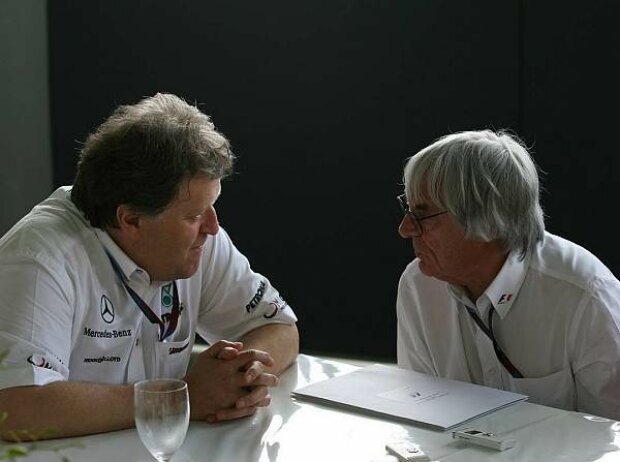 Titel-Bild zur News: Norbert Haug und Bernie Ecclestone