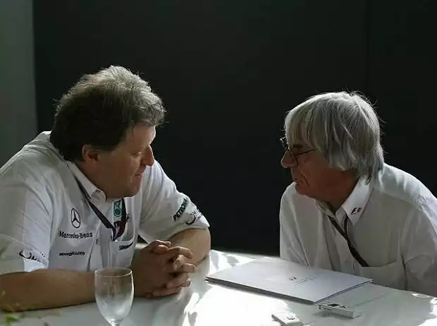 Norbert Haug und Bernie Ecclestone Titel-Bild zur News: Norbert Haug und Bernie Ecclestone