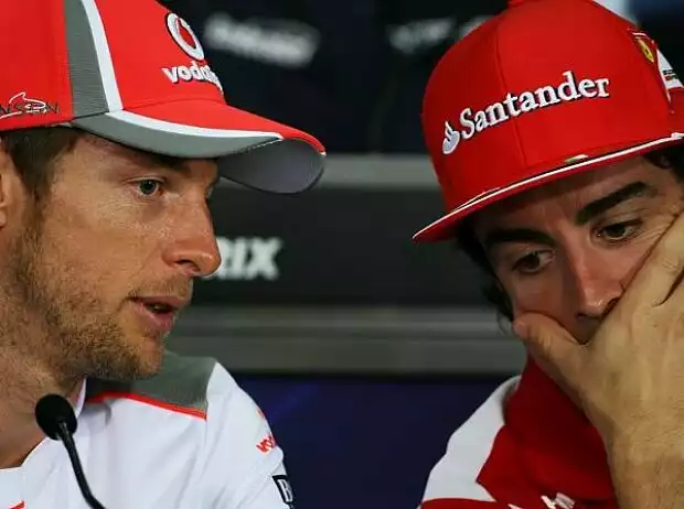 Jenson Button, Fernando Alonso Titel-Bild zur News: Jenson Button, Fernando Alonso