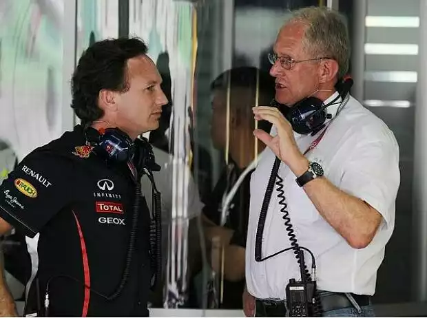 Titel-Bild zur News: Christian Horner (Teamchef), Helmut Marko (Motorsportchef)