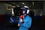 Canal-9-Reporterin Maria Jose Berbagall vor ihrer WTCC-Taxifahrt