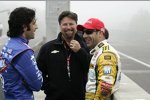 Michael Andretti mit seinen ehemaligen Piloten Dario Franchitti und Tony Kanaan