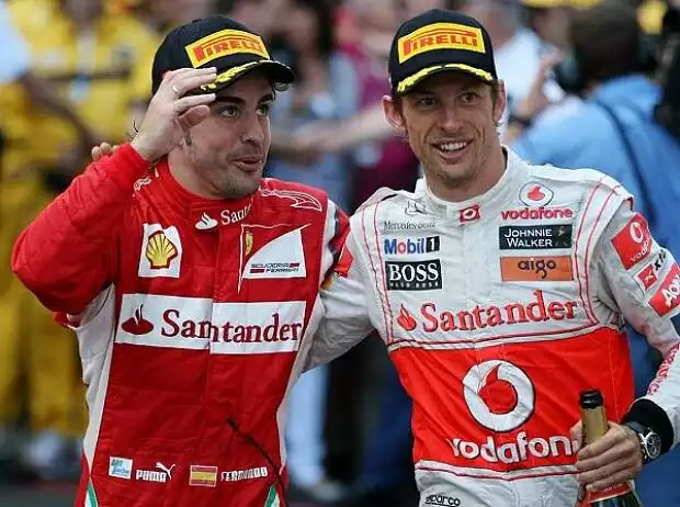 Fernando Alonso, Jenson Button Titel-Bild zur News: Fernando Alonso, Jenson Button