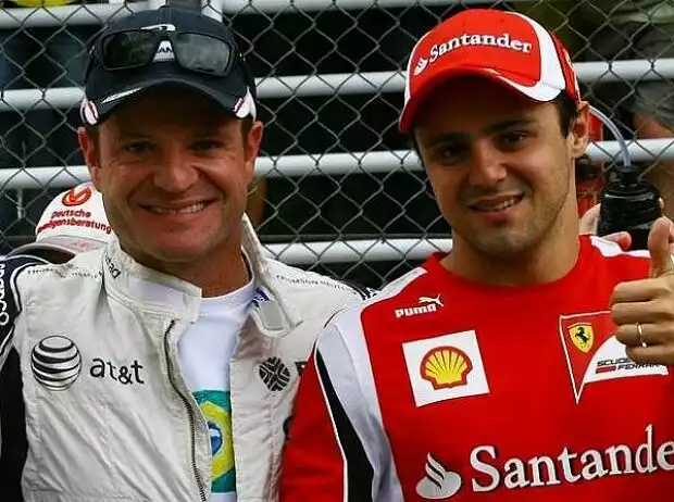 Felipe Massa, Rubens Barrichello Titel-Bild zur News: Felipe Massa, Rubens Barrichello