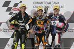 Andrea Iannone, Marc Marquez und Pol Espargaro 