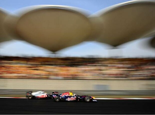 Titel-Bild zur News: Lewis Hamilton, Sebastian Vettel