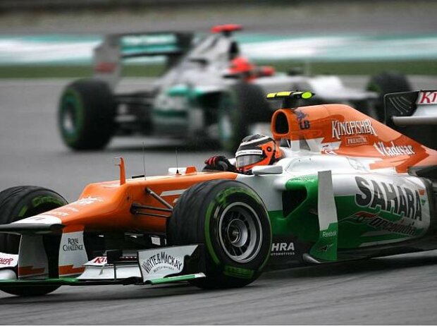 Michael Schumacher, Nico Hülkenberg Michael Schumacher, Nico Hülkenberg
