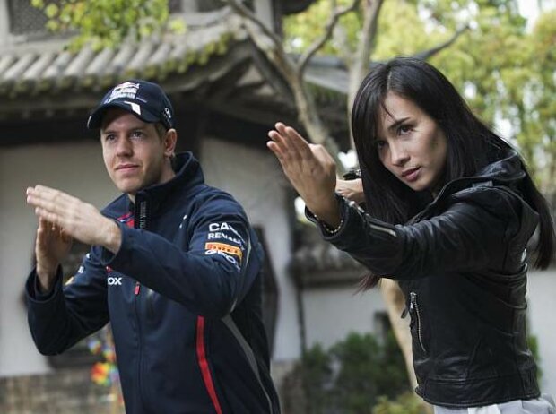 Titel-Bild zur News: Sebastian Vettel und Celina Wade
