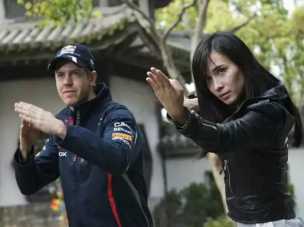Sebastian Vettel und Celina Wade Titel-Bild zur News: Sebastian Vettel und Celina Wade