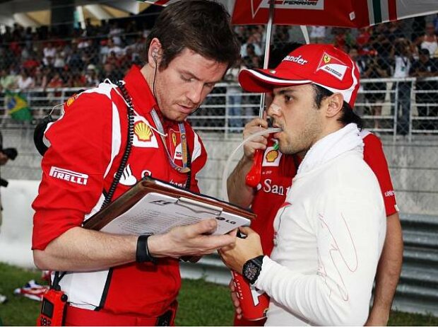 Robert Smedley und Felipe Massa Robert Smedley und Felipe Massa