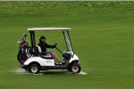 Eine Golfpartie im Regen ...