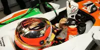 Bild zum Inhalt: Force India: Kurzes Trainingsdebüt von Bianchi