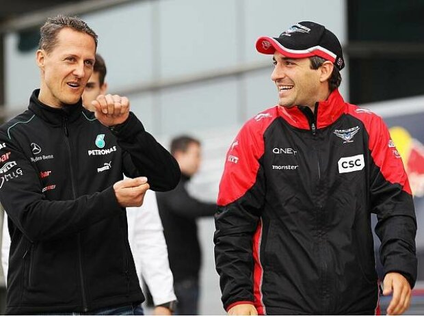 Titel-Bild zur News: Michael Schumacher, Timo Glock