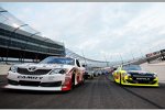 Pre-Start mit Denny Hamlin und Paul Menard