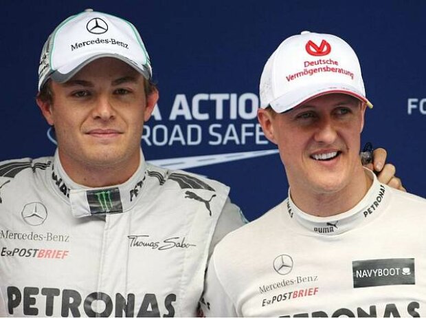 Nico Rosberg, Michael Schumacher Nico Rosberg, Michael Schumacher