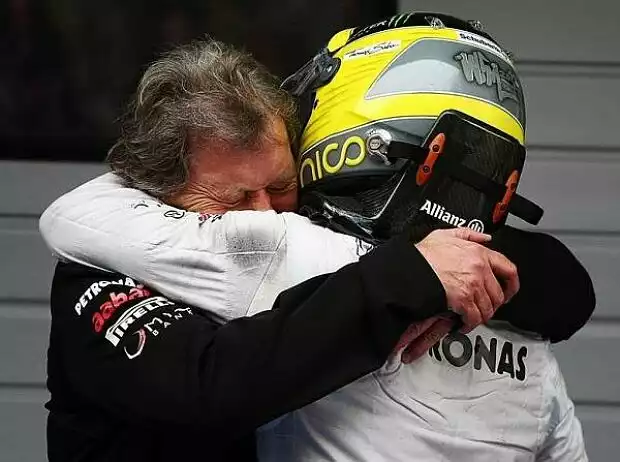 Nico Rosberg, Norbert Haug (Mercedes-Motorsportchef) Titel-Bild zur News: Nico Rosberg, Norbert Haug (Mercedes-Motorsportchef)