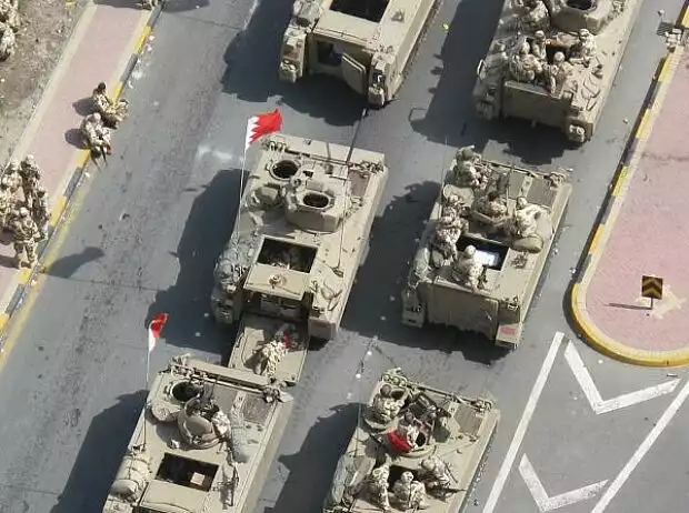 Titel-Bild zur News: Panzer in Bahrain