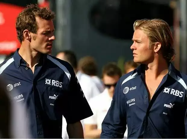 Alexander Wurz und Nico Rosberg Titel-Bild zur News: Alexander Wurz und Nico Rosberg