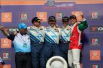 Yvan Muller (Chevrolet), Robert Huff (Chevrolet), Alain Menu (Chevrolet), Stefano D'Aste (Wiechers) 