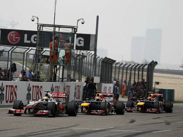 Lewis Hamilton, Sebastian Vettel, Mark Webber