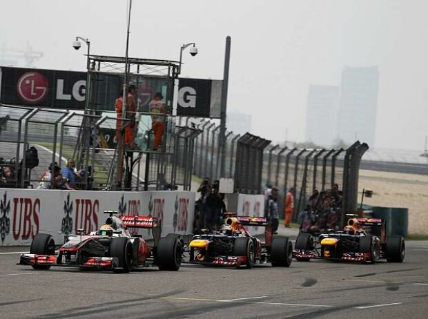 Lewis Hamilton, Sebastian Vettel, Mark Webber Lewis Hamilton, Sebastian Vettel, Mark Webber