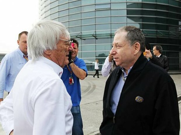 Bernie Ecclestone und Jean Todt