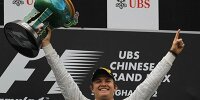 Bild zum Inhalt: Rosberg: "Der Pokal ist zwar nicht der schönste..."