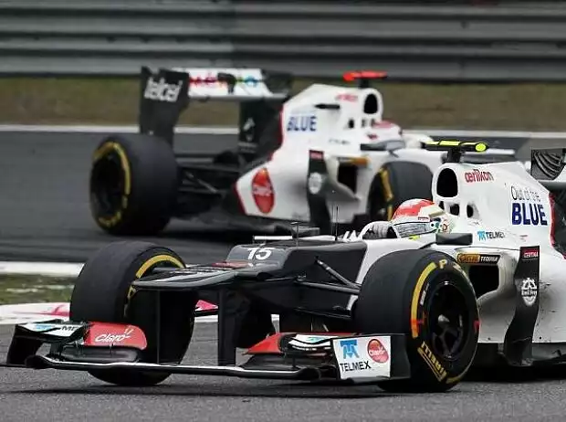 Sergio Hernandez, Kamui Kobayashi Titel-Bild zur News: Sergio Hernandez, Kamui Kobayashi