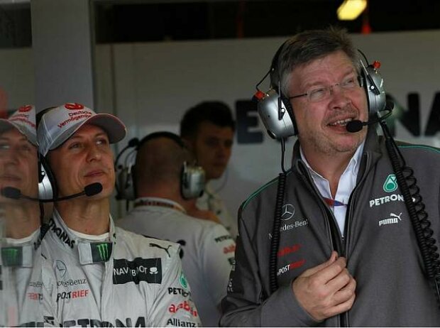 Titel-Bild zur News: Michael Schumacher und Ross Brawn