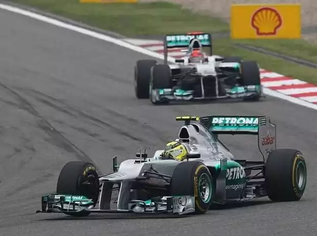 Nico Rosberg, Michael Schumacher Titel-Bild zur News: Nico Rosberg, Michael Schumacher