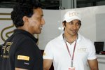 Balbir Singh mit Narain Karthikeyan (HRT) 