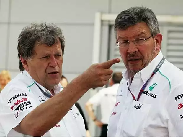 Titel-Bild zur News: Norbert Haug und Ross Brawn
