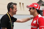 Tiago Monteiro (Tuenti) und Felipe Massa (Ferrari) 