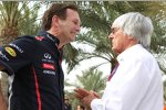 Christian Horner (Teamchef) und Bernie Ecclestone (Formel-1-Chef) 