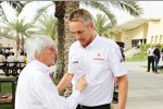 Bernie Ecclestone (Formel-1-Chef) und Martin Whitmarsh (Teamchef) 