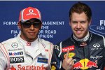 Lewis Hamilton (McLaren) und Sebastian Vettel (Red Bull) 