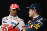 Lewis Hamilton (McLaren) und  Sebastian Vettel (Red Bull) 