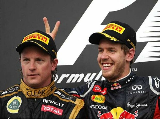Kimi Räikkönen, Sebastian Vettel Kimi Räikkönen, Sebastian Vettel
