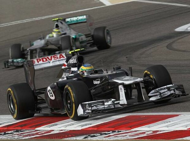 Titel-Bild zur News: Bruno Senna, Nico Rosberg