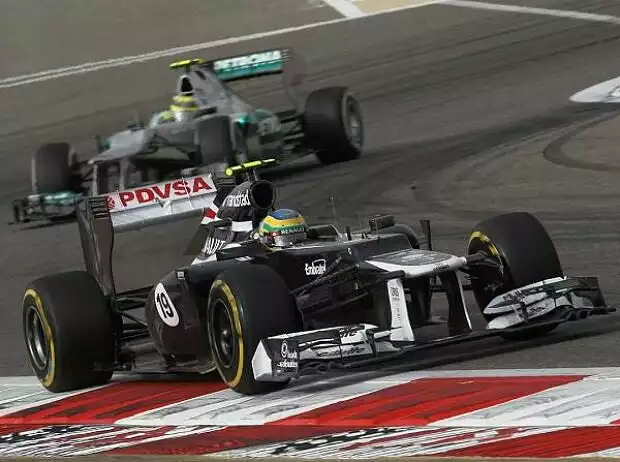 Bruno Senna, Nico Rosberg Titel-Bild zur News: Bruno Senna, Nico Rosberg