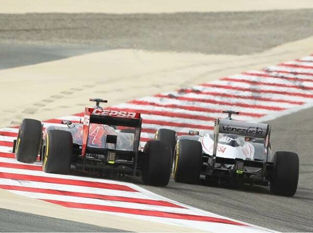 Titel-Bild zur News: Daniel Ricciardo, Pastor Maldonado