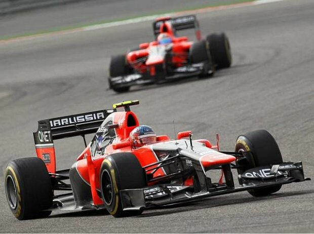 Charles Pic, Timo Glock Charles Pic, Timo Glock
